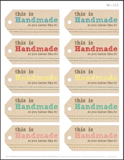 75 Free Printable Labels {Make it Handmade} 